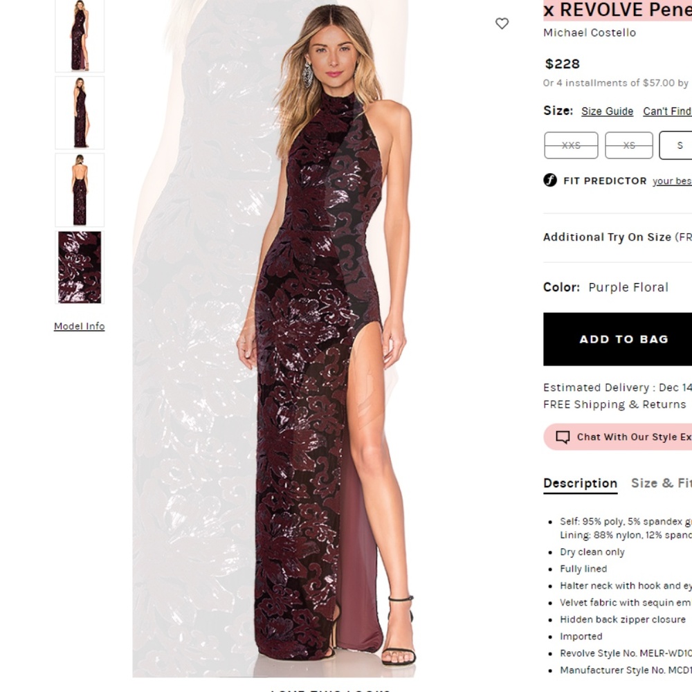 Michael Costello x REVOLVE Penelope Gown